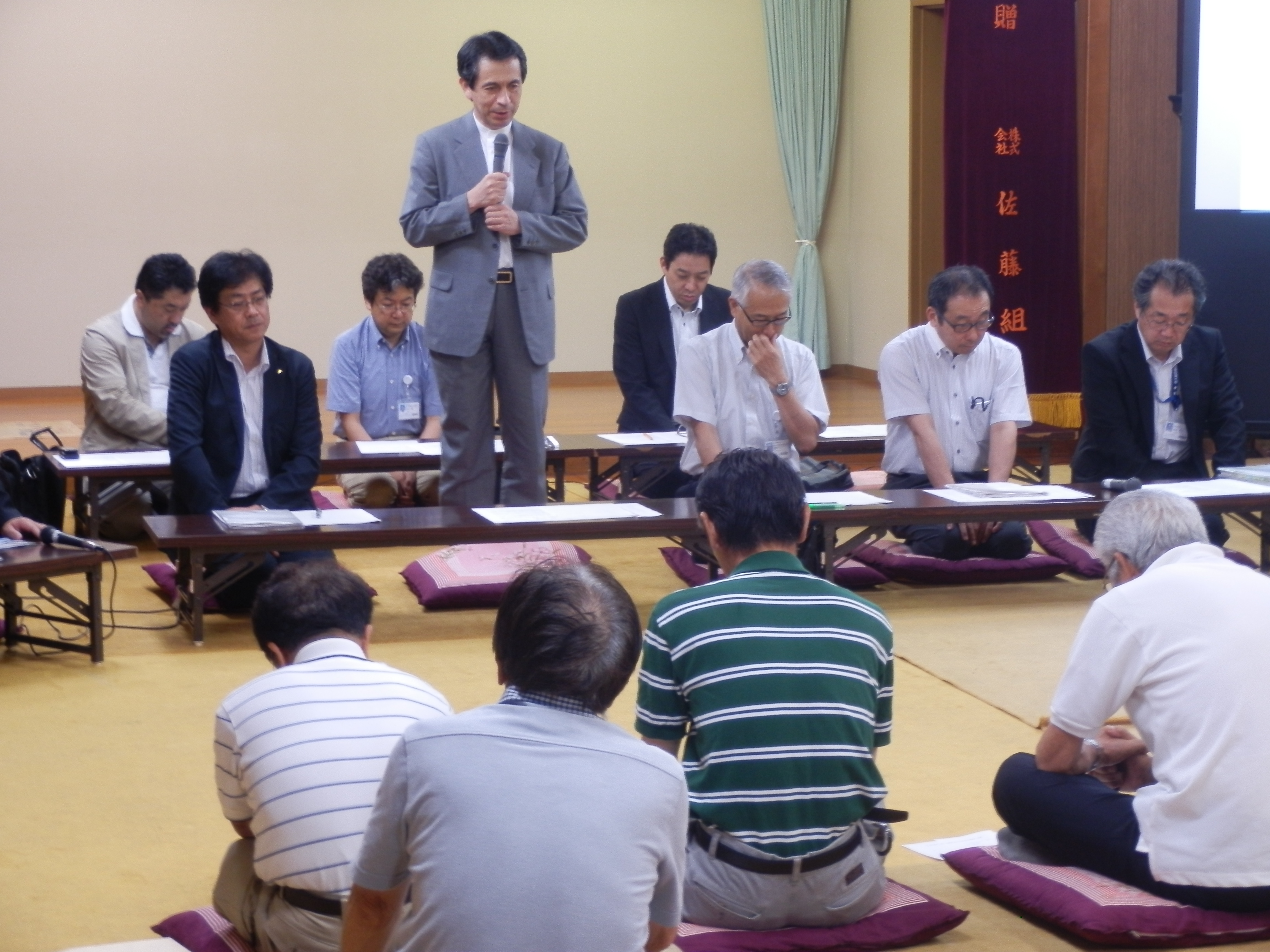 伊澤統括院長挨拶　（於：切原会館）
